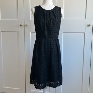 Shoshanna Black Eyelet Lace Dress | Size 8